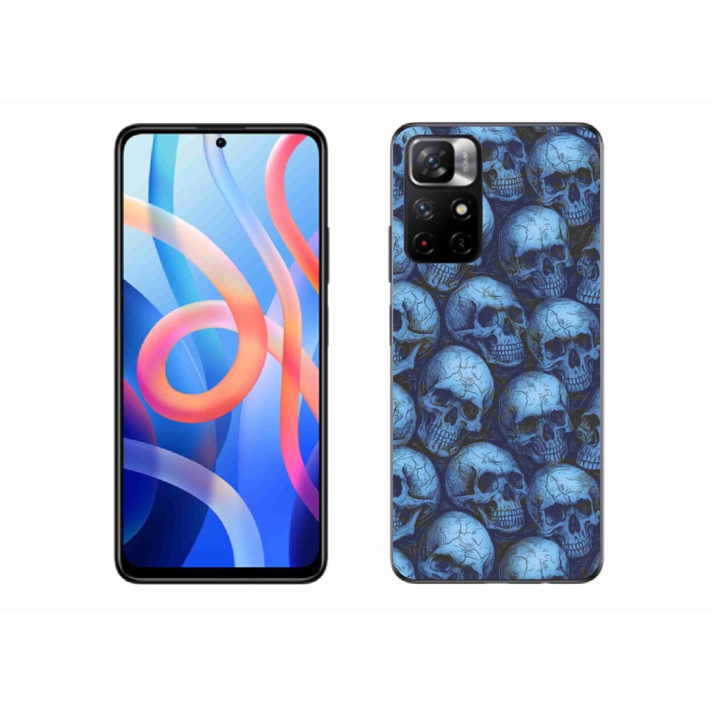 Gélový kryt mmCase na Xiaomi Poco M4 Pro 5G - lebky