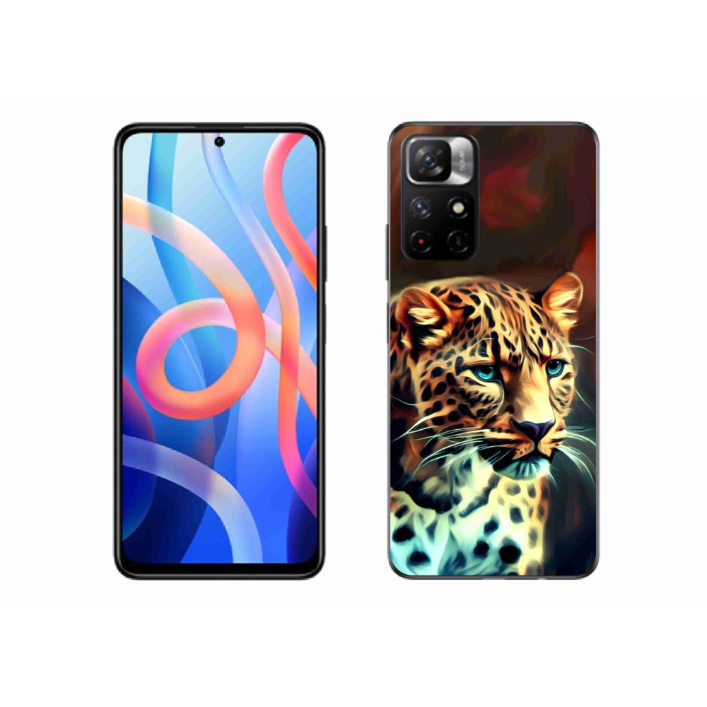 Gélový kryt mmCase na Xiaomi Poco M4 Pro 5G - leopard