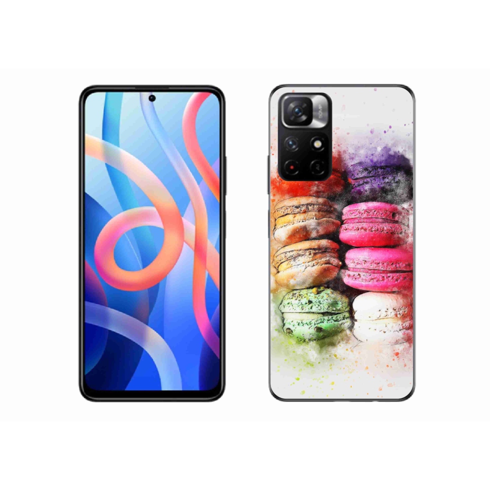 Gélový kryt mmCase na Xiaomi Poco M4 Pro 5G - makrónky