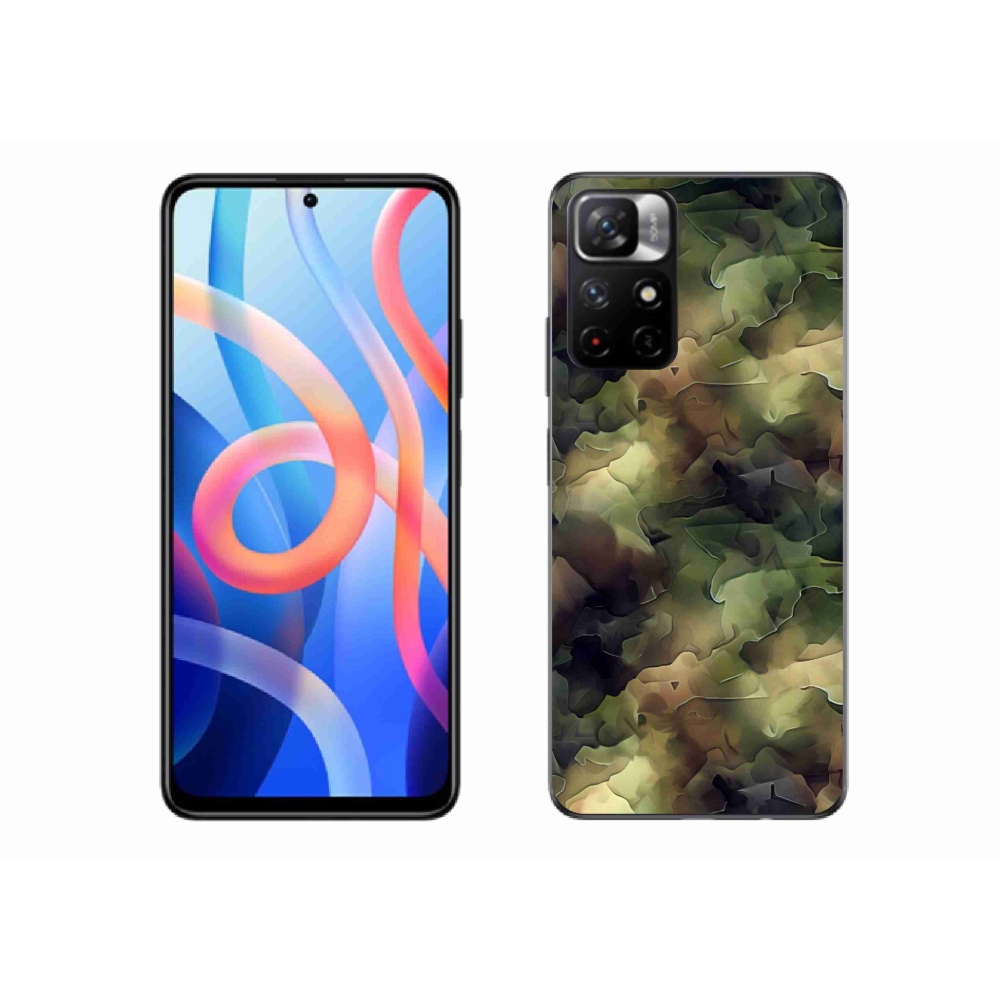 Gélový kryt mmCase na Xiaomi Poco M4 Pro 5G - maskáčový vzor 10