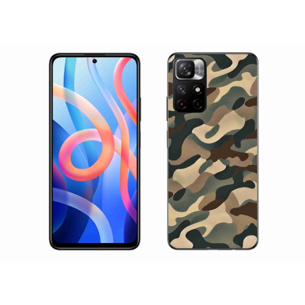 Gélový kryt mmCase na Xiaomi Poco M4 Pro 5G - maskáčový vzor 11