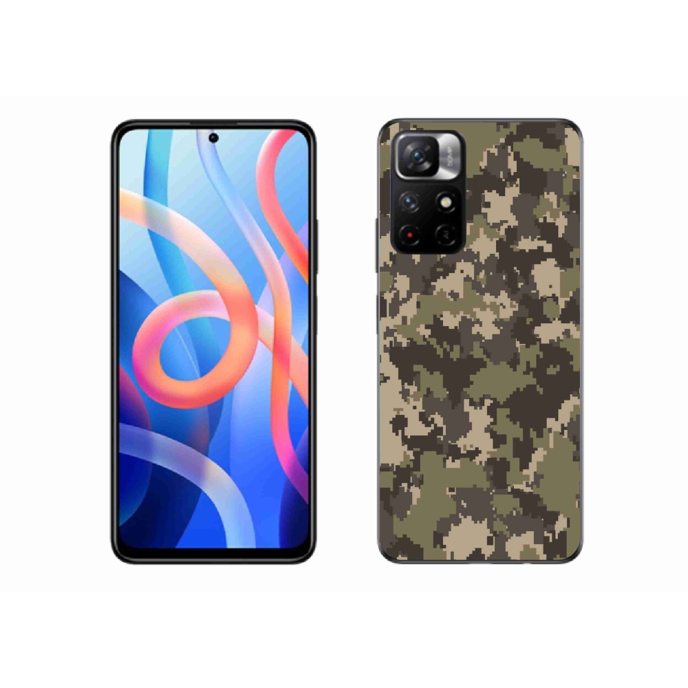 Gélový kryt mmCase na Xiaomi Poco M4 Pro 5G - maskáčový vzor 12