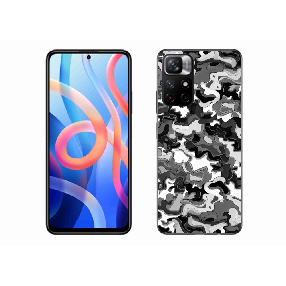 Gélový kryt mmCase na Xiaomi Poco M4 Pro 5G - maskáčový vzor 3