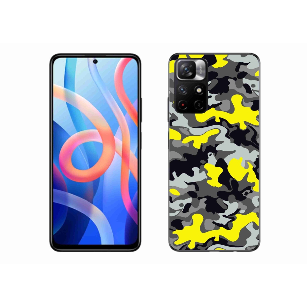 Gélový kryt mmCase na Xiaomi Poco M4 Pro 5G - maskáčový vzor 6