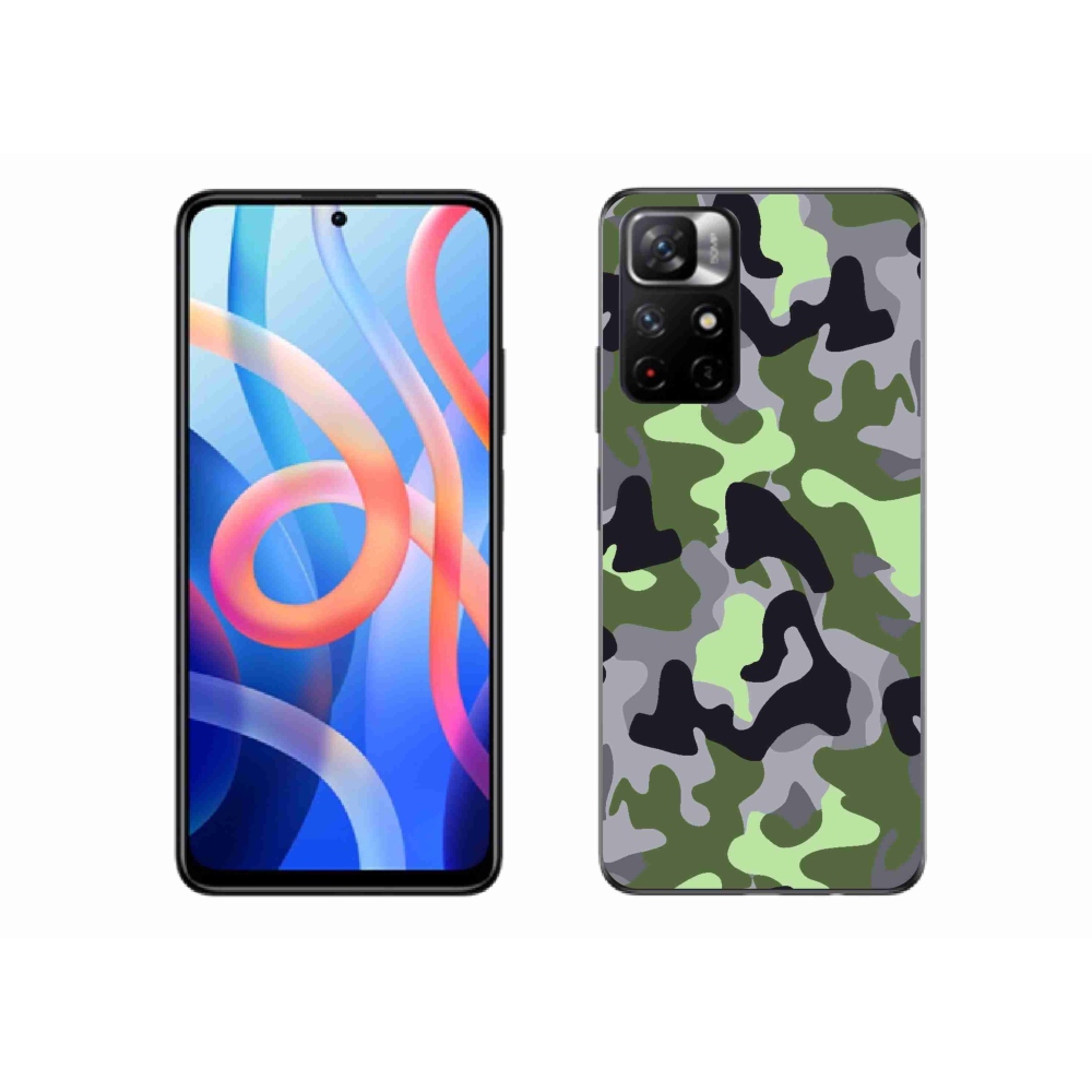 Gélový kryt mmCase na Xiaomi Poco M4 Pro 5G - maskáčový vzor 7