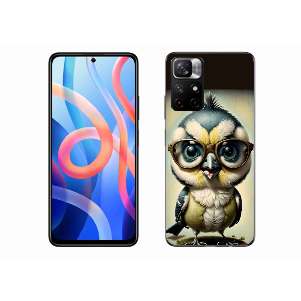 Gélový kryt mmCase na Xiaomi Poco M4 Pro 5G - mláďa s okuliarmi