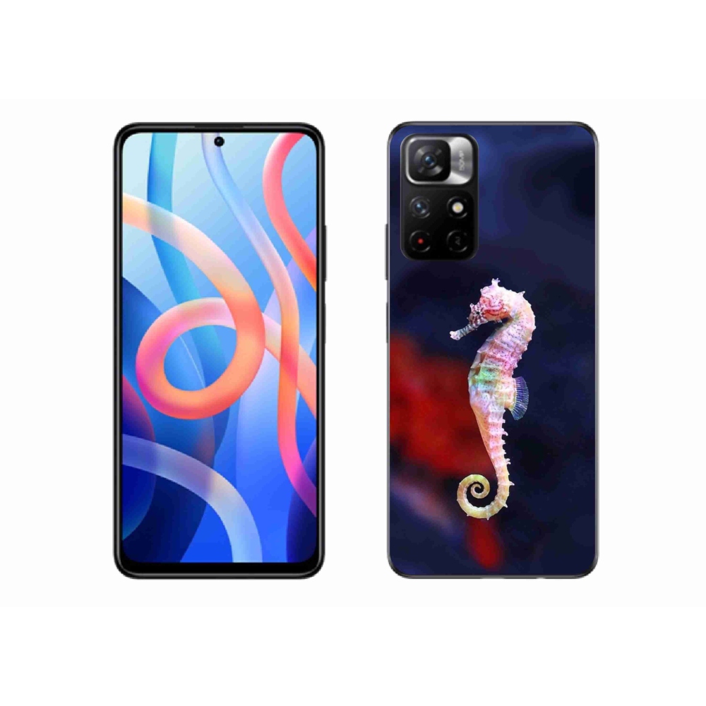 Gélový kryt mmCase na Xiaomi Poco M4 Pro 5G - morský koník