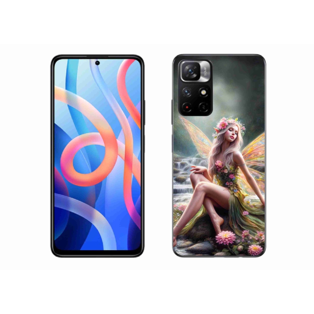 Gélový kryt mmCase na Xiaomi Poco M4 Pro 5G - motýlia žena 1