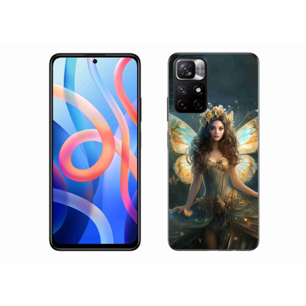 Gélový kryt mmCase na Xiaomi Poco M4 Pro 5G - motýlia žena