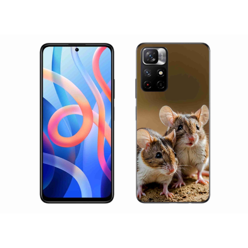Gélový kryt mmCase na Xiaomi Poco M4 Pro 5G - myší duo