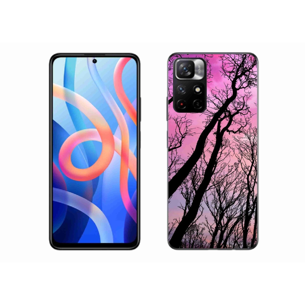 Gélový kryt mmCase na Xiaomi Poco M4 Pro 5G - opadané stromy