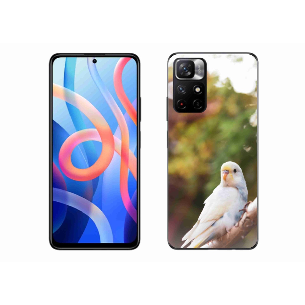 Gélový kryt mmCase na Xiaomi Poco M4 Pro 5G - andulka biela