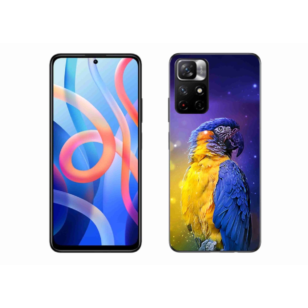 Gélový kryt mmCase na Xiaomi Poco M4 Pro 5G - papagáj ara 1