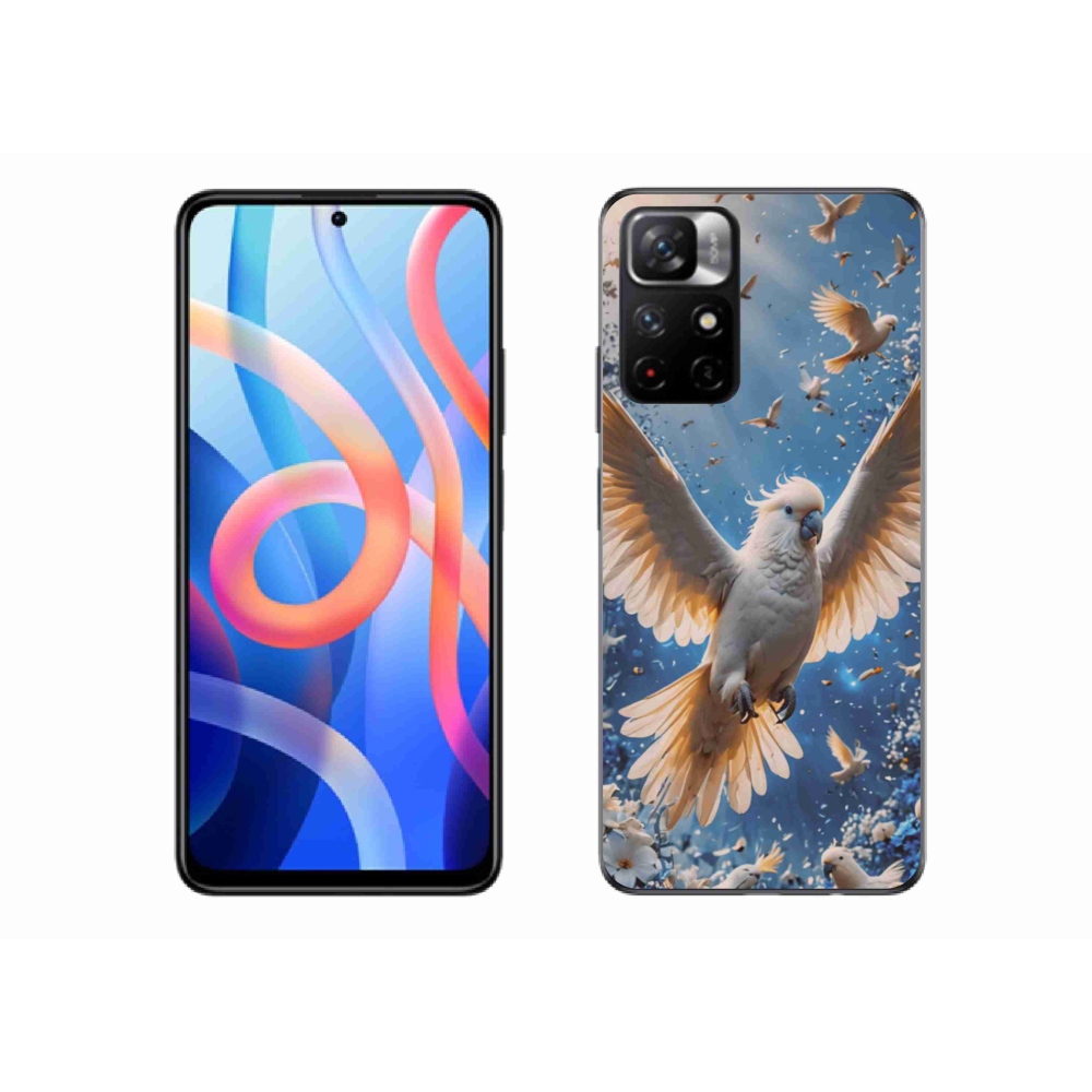 Gélový kryt mmCase na Xiaomi Poco M4 Pro 5G - papagáj kakadu
