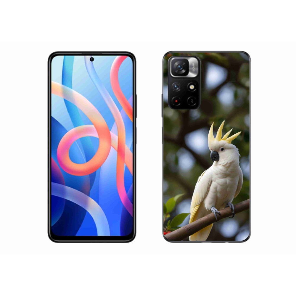 Gélový kryt mmCase na Xiaomi Poco M4 Pro 5G - papagáj kakadu 3