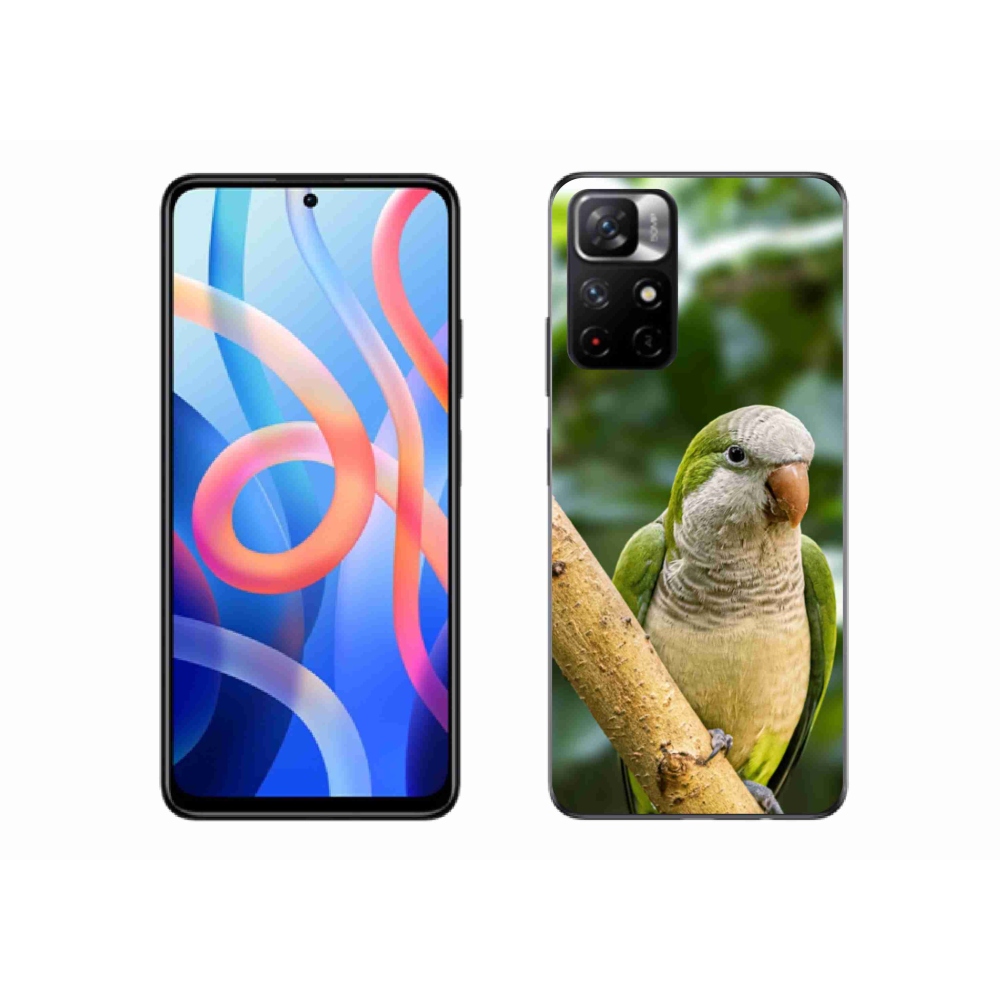Gélový kryt mmCase na Xiaomi Poco M4 Pro 5G - papagáj mníšok