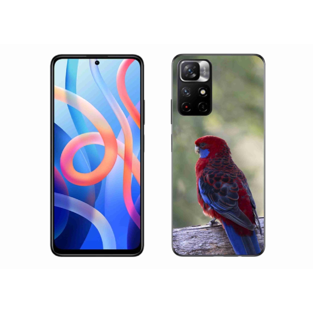 Gélový kryt mmCase na Xiaomi Poco M4 Pro 5G - papagáj rosela