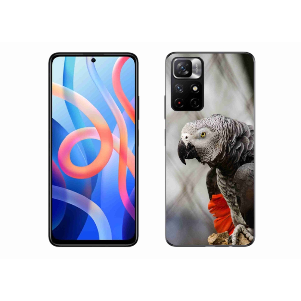 Gélový kryt mmCase na Xiaomi Poco M4 Pro 5G - papagáj žako 3