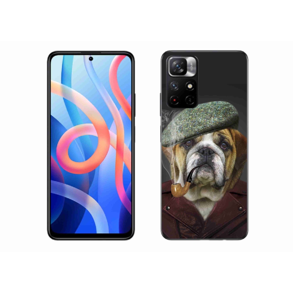 Gélový kryt mmCase na Xiaomi Poco M4 Pro 5G - pes s fajkou