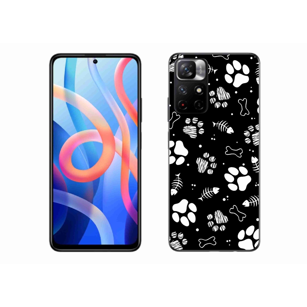 Gélový kryt mmCase na Xiaomi Poco M4 Pro 5G - psie labky