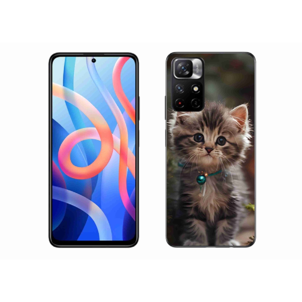 Gélový kryt mmCase na Xiaomi Poco M4 Pro 5G - roztomilé mačiatko 11