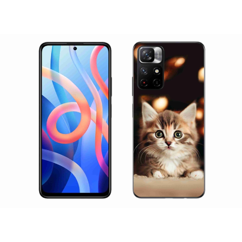 Gélový kryt mmCase na Xiaomi Poco M4 Pro 5G - roztomilé mačiatko 2