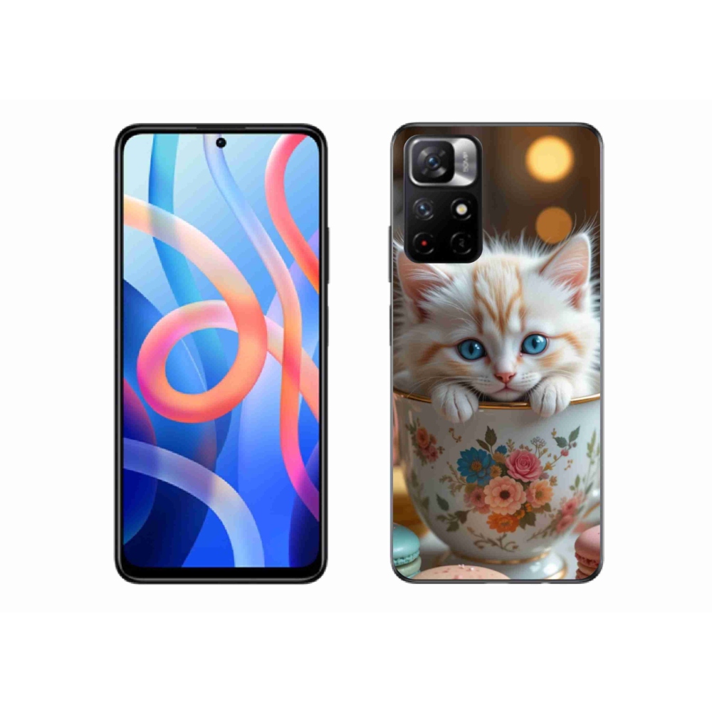 Gélový kryt mmCase na Xiaomi Poco M4 Pro 5G - roztomilé mačiatko 6