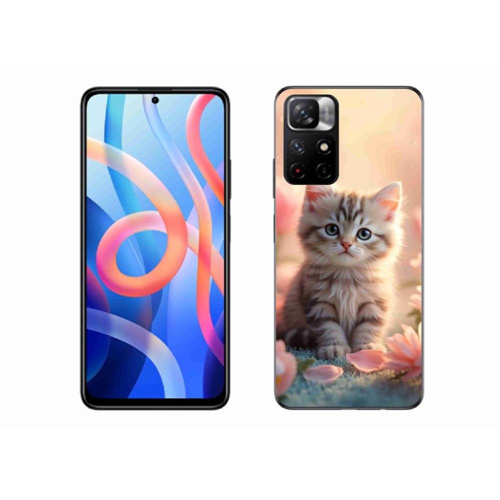 Gélový kryt mmCase na Xiaomi Poco M4 Pro 5G - roztomilé mačiatko 8