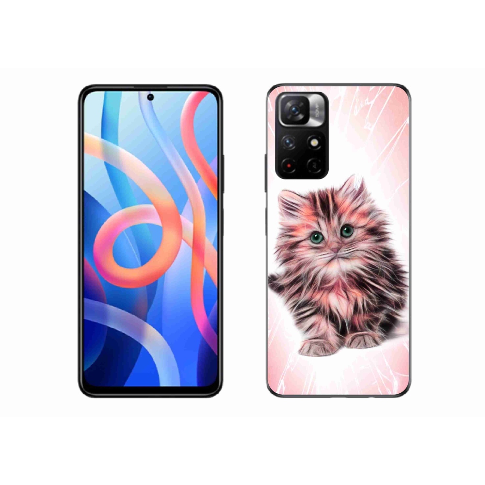 Gélový kryt mmCase na Xiaomi Poco M4 Pro 5G - roztomilé mačiatko