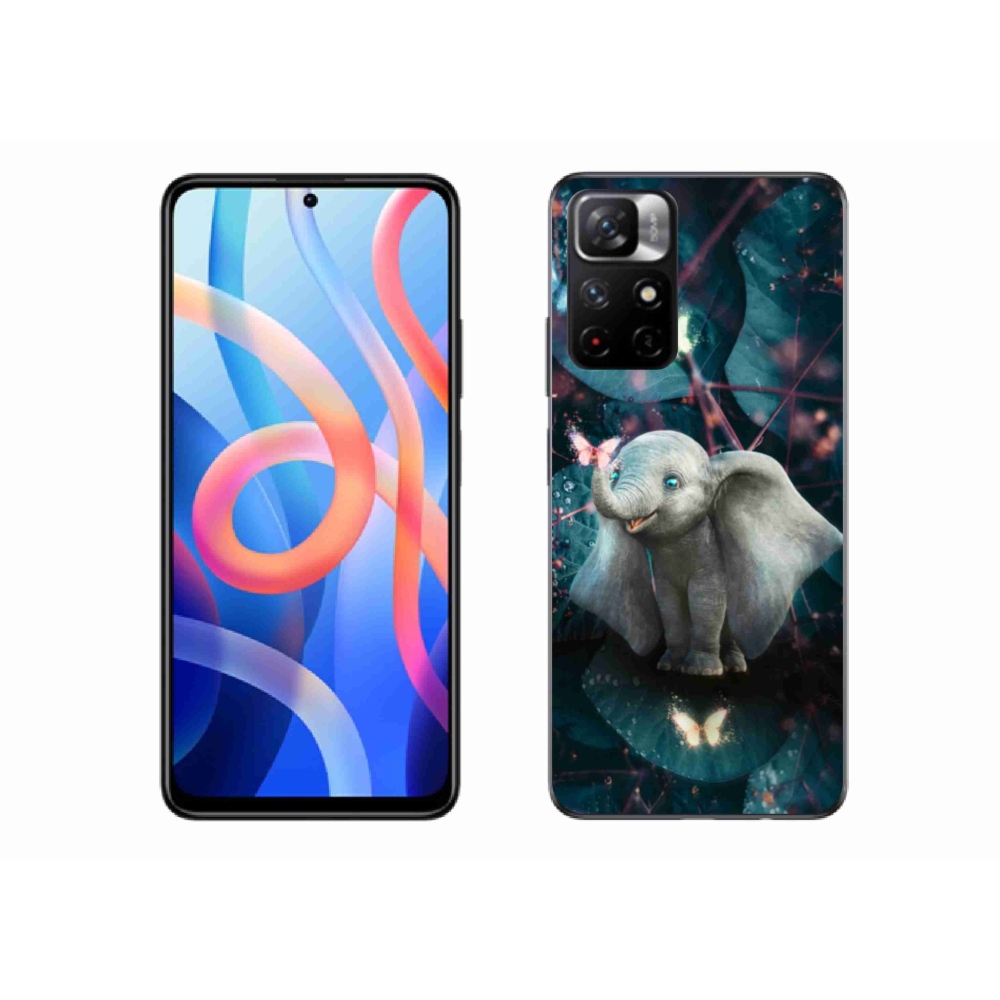 Gélový kryt mmCase na Xiaomi Poco M4 Pro 5G - roztomilý slon