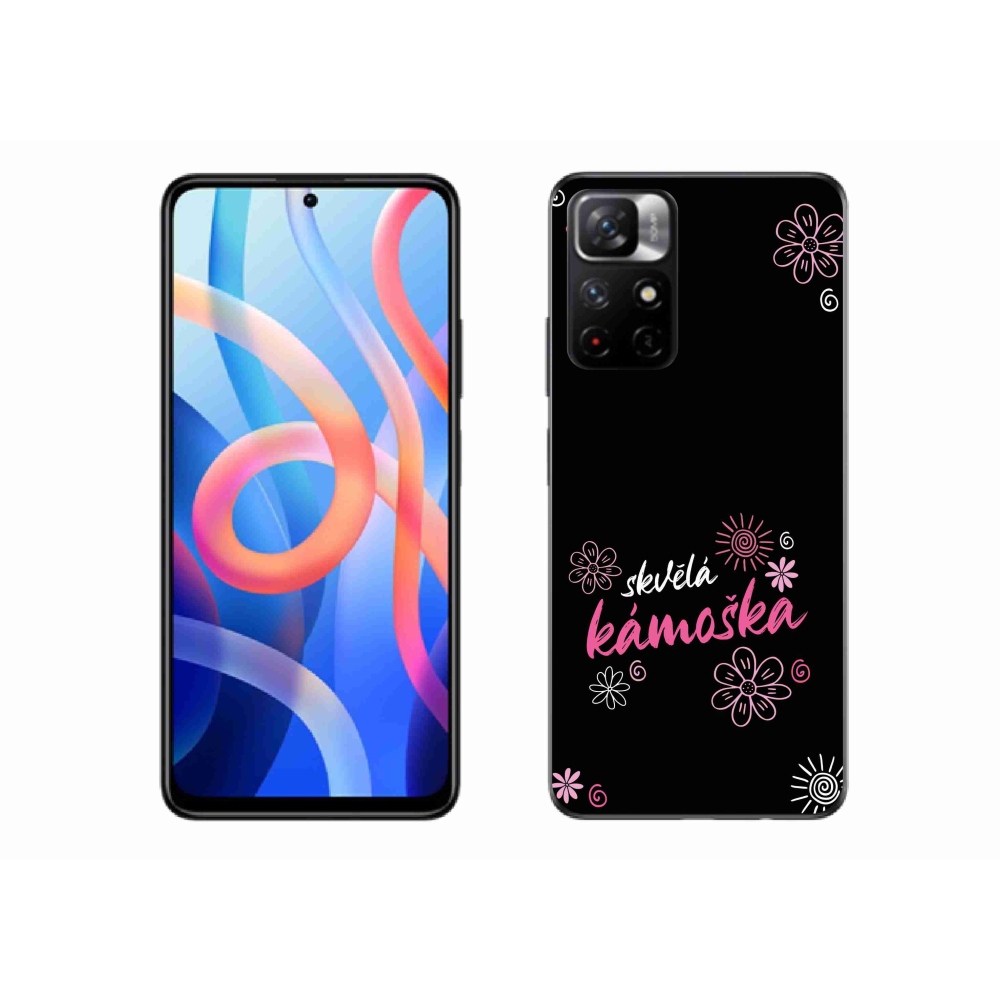 Gélový kryt mmCase na Xiaomi Poco M4 Pro 5G - skvelá kamoška čierne pozadie