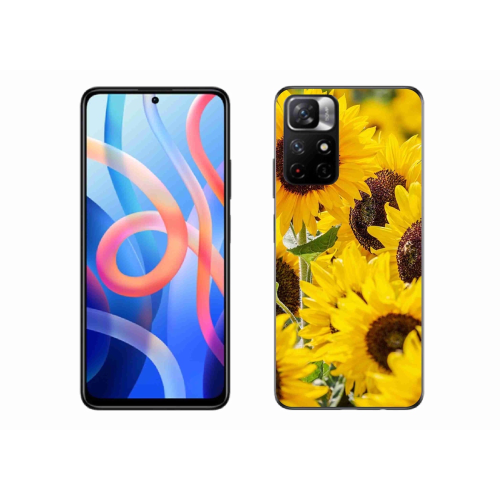 Gélový kryt mmCase na Xiaomi Poco M4 Pro 5G - slnečnica