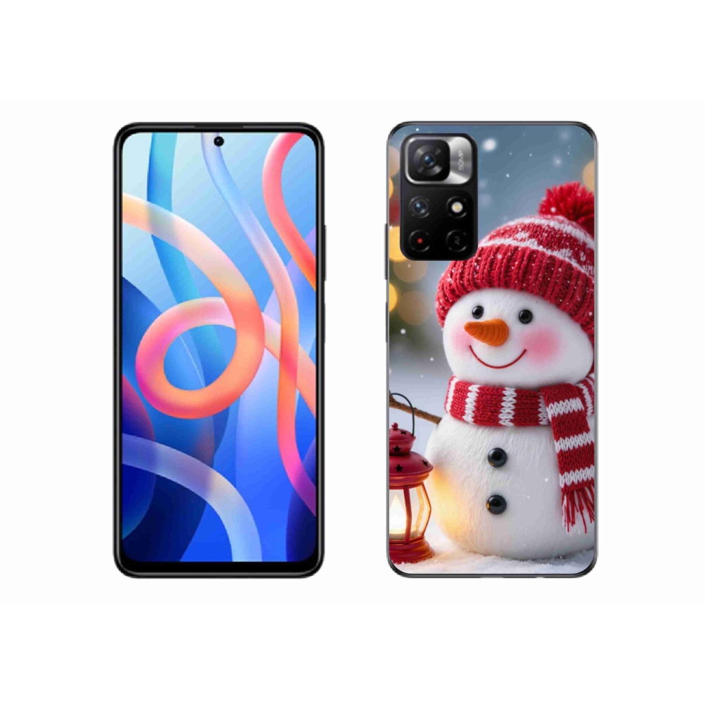 Gélový kryt mmCase na Xiaomi Poco M4 Pro 5G - snehuliak 2