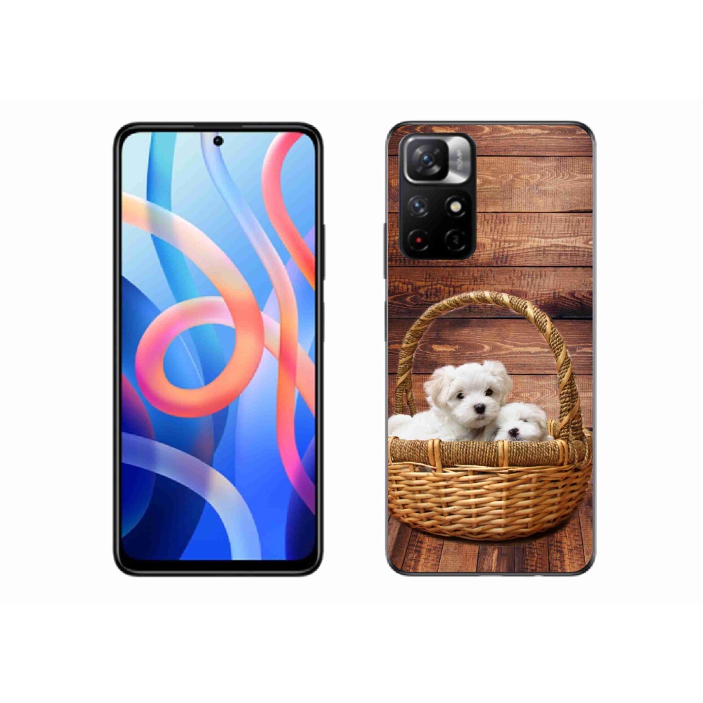 Gélový kryt mmCase na Xiaomi Poco M4 Pro 5G - šteniatka