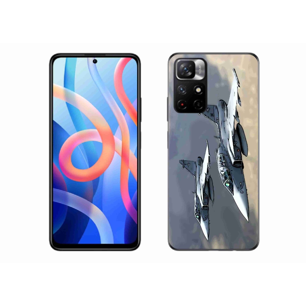 Gélový kryt mmCase na Xiaomi Poco M4 Pro 5G - stíhačky