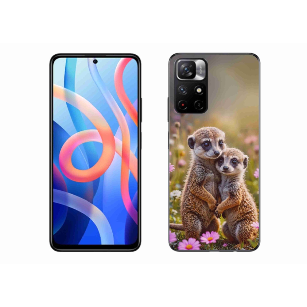 Gélový kryt mmCase na Xiaomi Poco M4 Pro 5G - surikatí duo