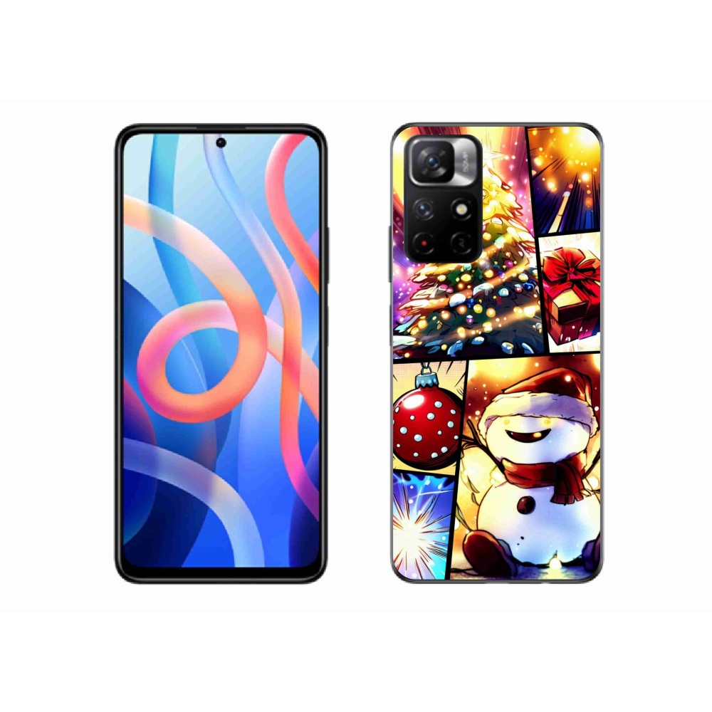 Gélový kryt mmCase na Xiaomi Poco M4 Pro 5G - vianočné motívy 1
