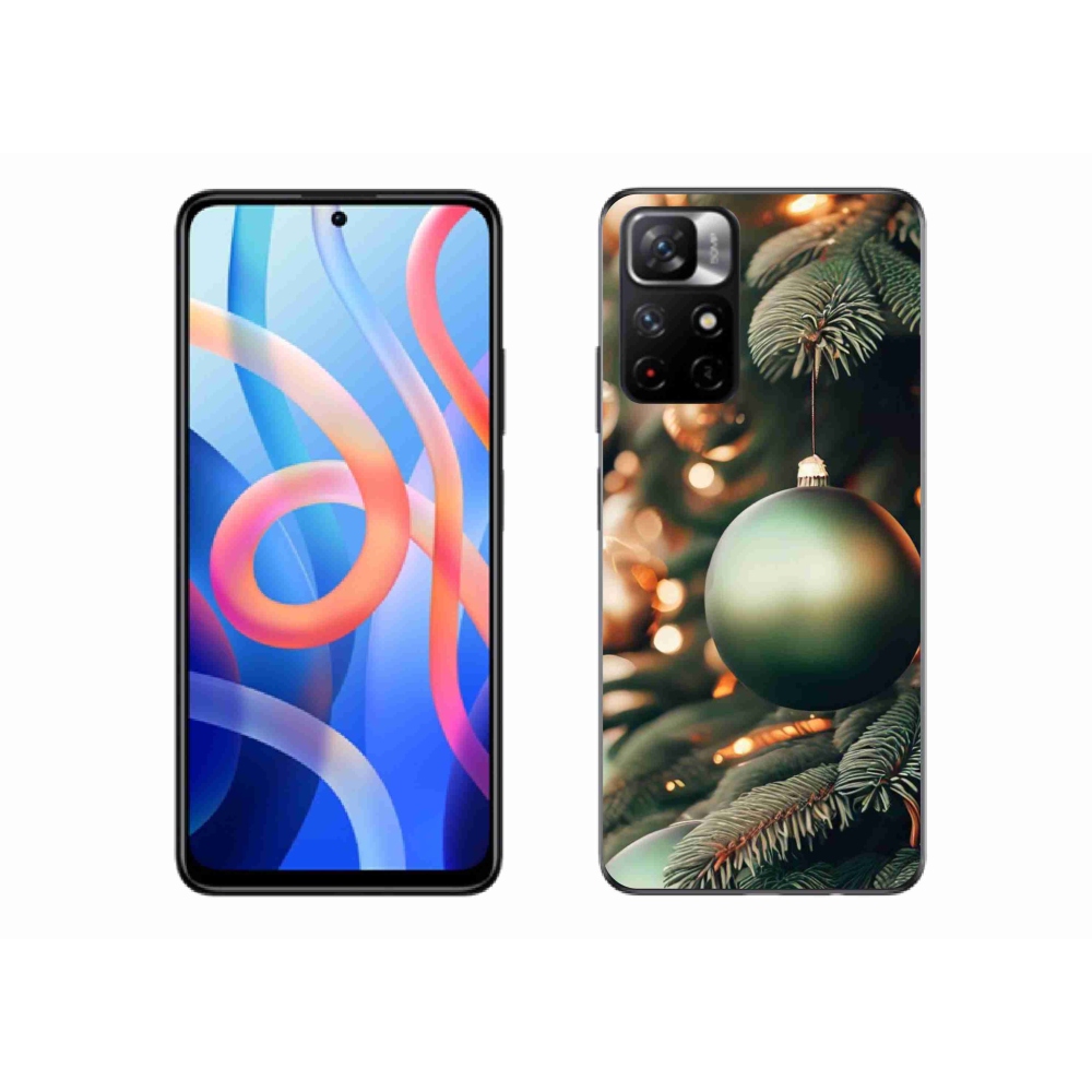 Gélový kryt mmCase na Xiaomi Poco M4 Pro 5G - vianočné ozdoby 1