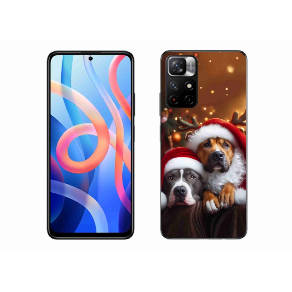 Gélový kryt mmCase na Xiaomi Poco M4 Pro 5G - vianočné psy