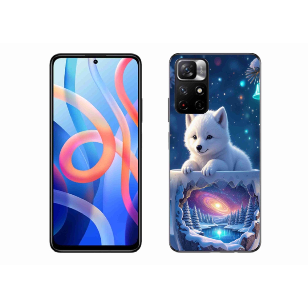 Gélový kryt mmCase na Xiaomi Poco M4 Pro 5G - vianočné šteňa