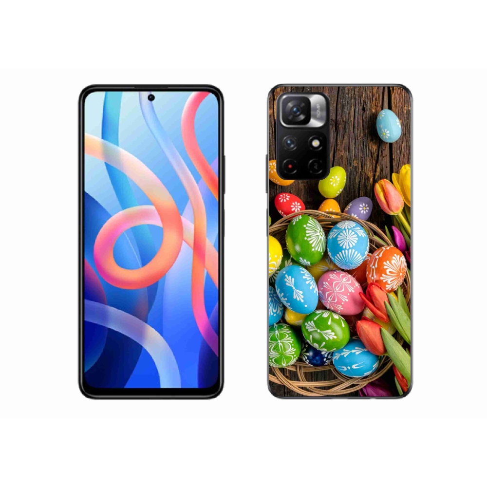 Gélový kryt mmCase na Xiaomi Poco M4 Pro 5G - veľkonočné vajíčka