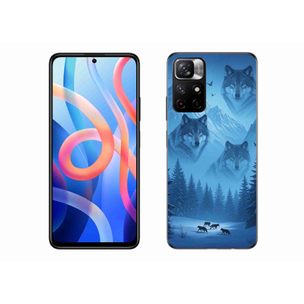 Gélový kryt mmCase na Xiaomi Poco M4 Pro 5G - vlčia svorka