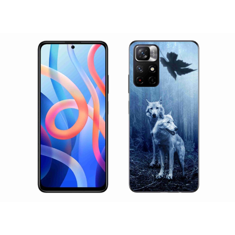 Gélový kryt mmCase na Xiaomi Poco M4 Pro 5G - vlci v lese