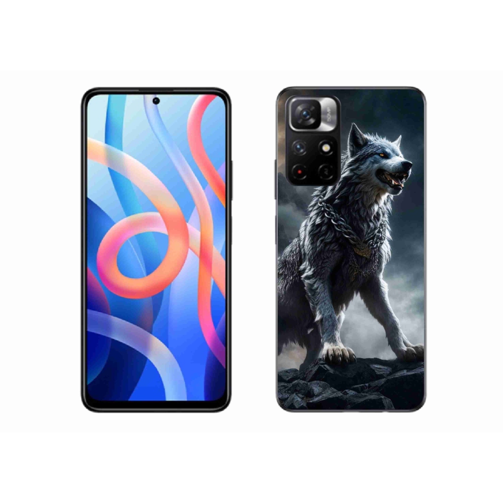 Gélový kryt mmCase na Xiaomi Poco M4 Pro 5G - vlk 1