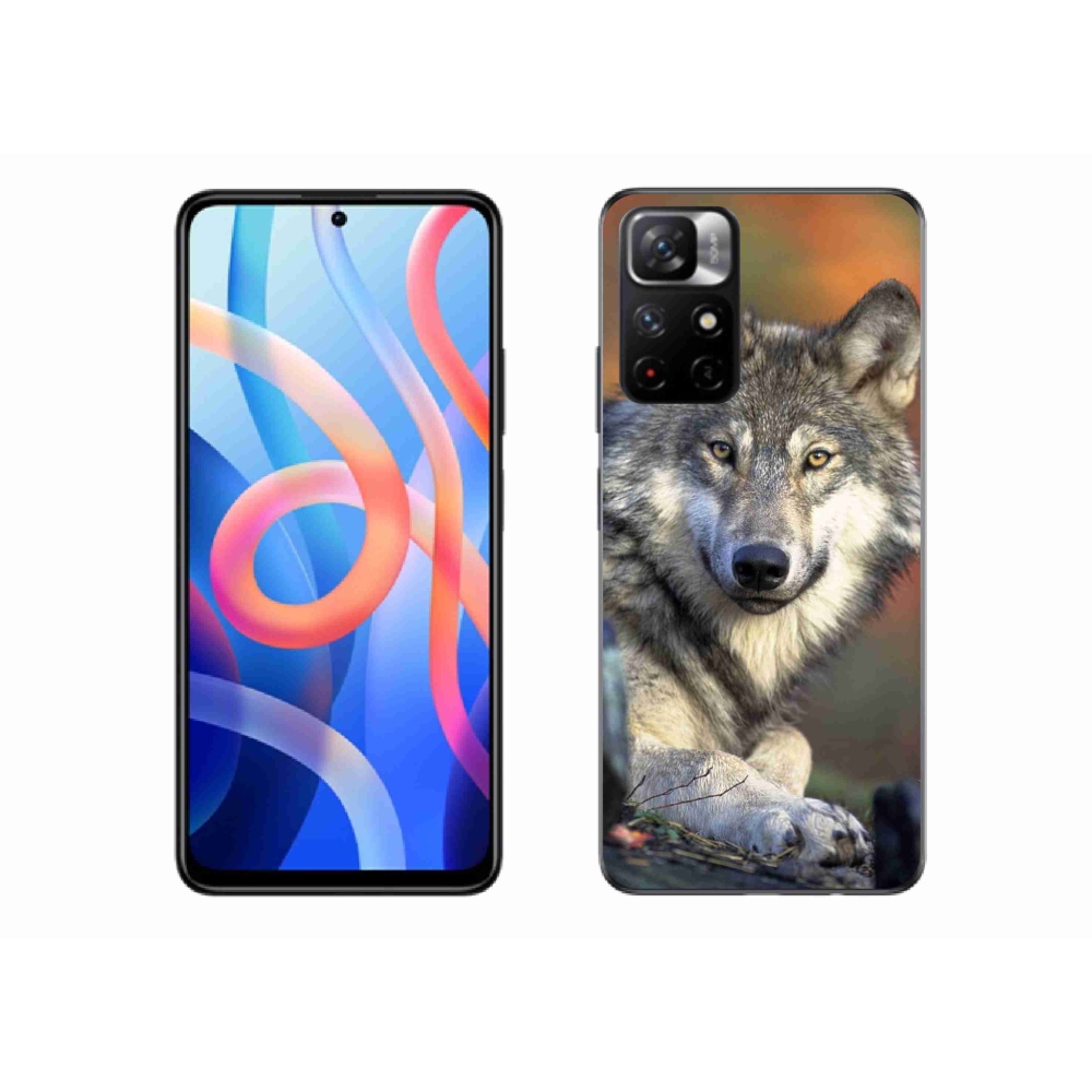 Gélový kryt mmCase na Xiaomi Poco M4 Pro 5G - vlk