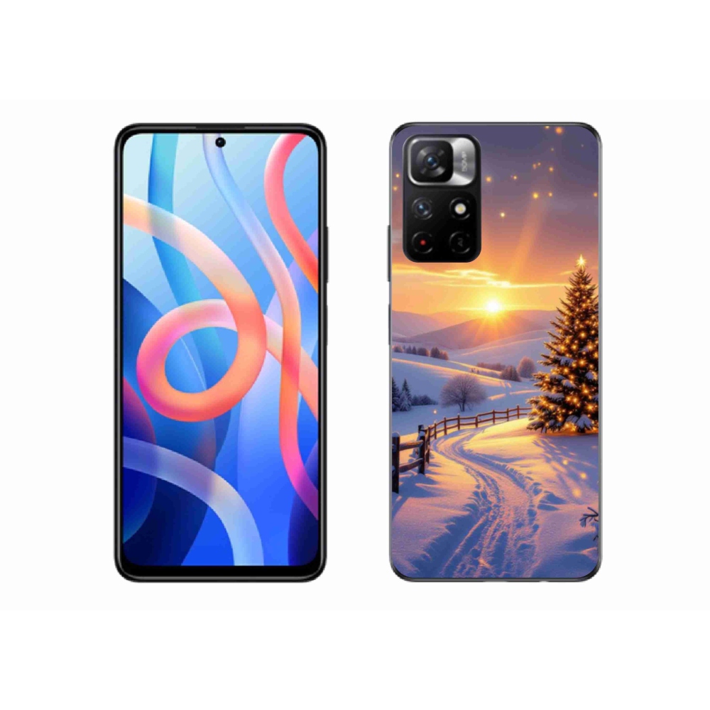 Gélový kryt mmCase na Xiaomi Poco M4 Pro 5G - zimná krajina