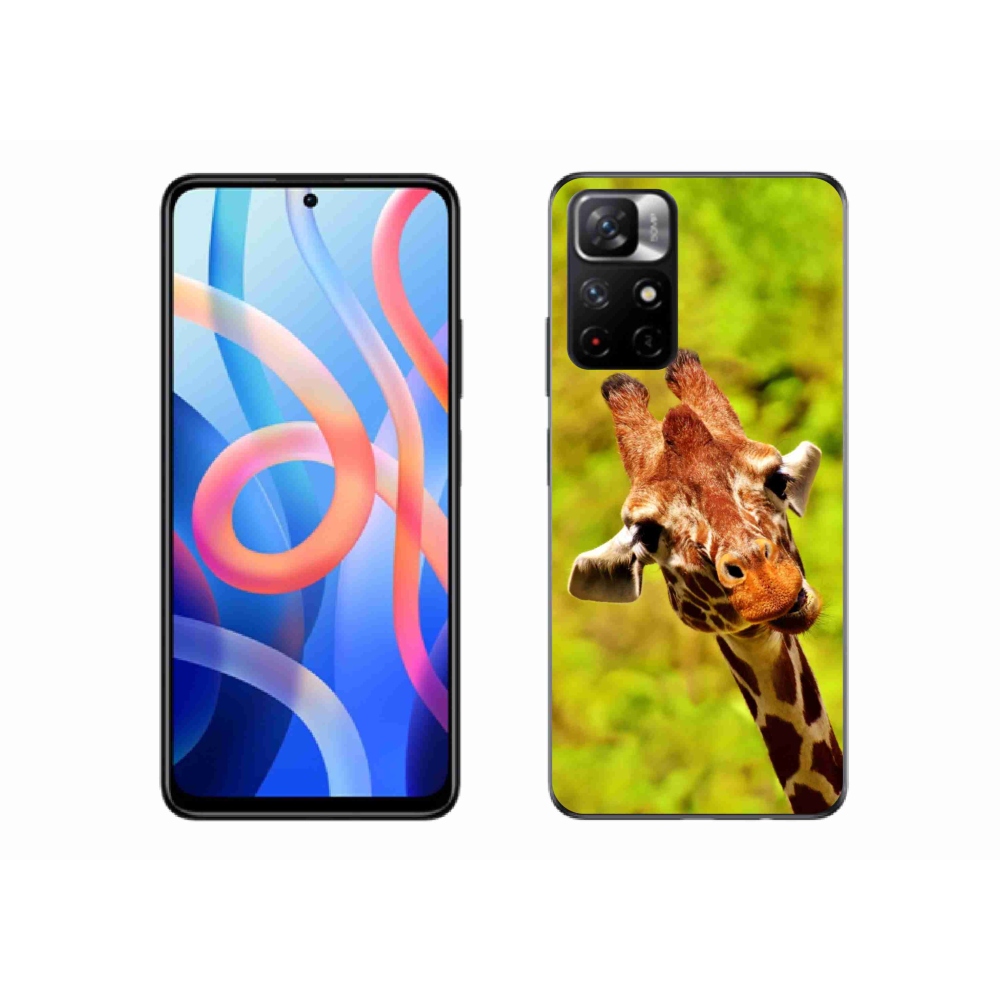 Gélový kryt mmCase na Xiaomi Poco M4 Pro 5G - žirafa