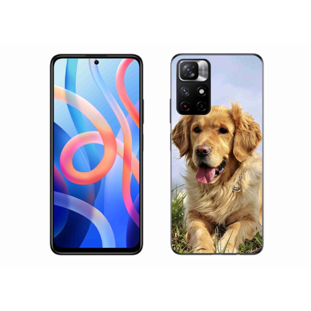 Gélový kryt mmCase na Xiaomi Poco M4 Pro 5G - zlatý retriever