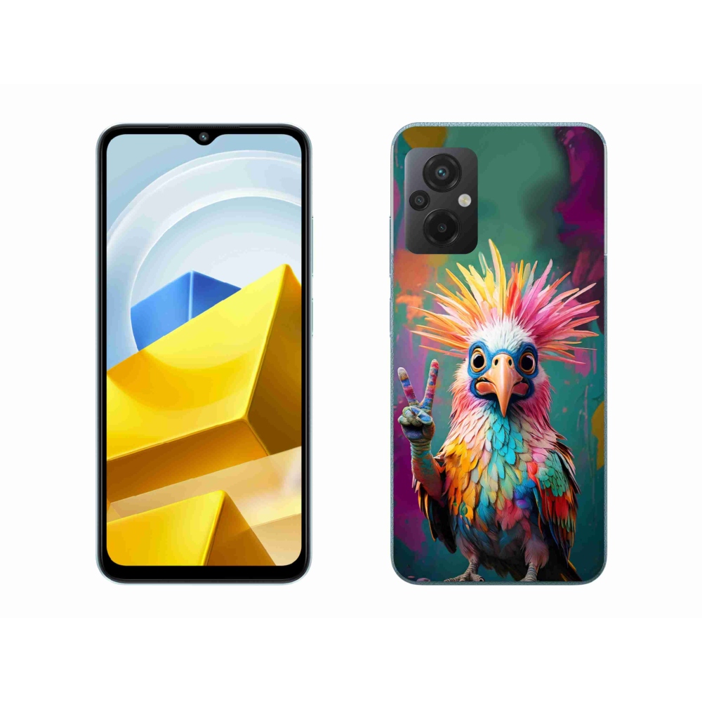 Gélový kryt mmCase na Xiaomi Poco M5 4G - farebný rebel