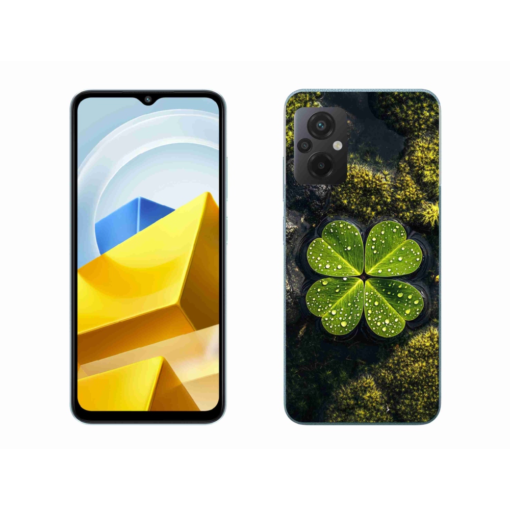 Gélový kryt mmCase na Xiaomi Poco M5 4G - štvorlístok